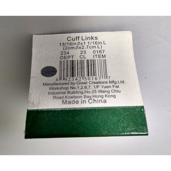 NEW Wholesale Lot Golf Cuff Links Enameled Golf Ball Outing Gift Resale - Picture 8 of 9